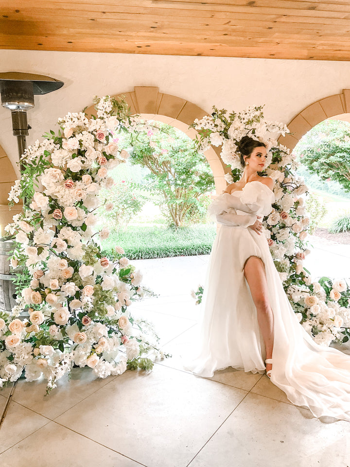 The Juliette Floral Pillars